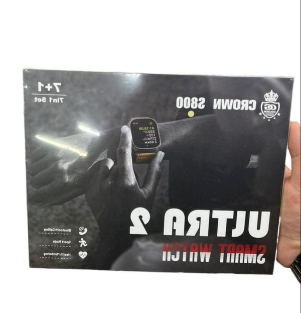 CROWN S800 ULTRA 2 Smart Watch: Seamless Bluetooth Calling & Advanced Health Monitoring