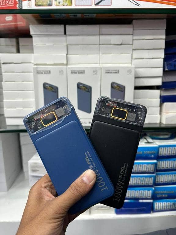 10000mAh Power Bank Slim 100W Fast Charging PD 5V/3A