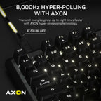 Corsair K70 PRO TKL RGB Tenkeyless Mechanical Wired Gaming Keyboard – Pre-Lubed Hall Effect MGX Hyperdrive Adjustable Switches, Simultaneous SOCD and Rapid Trigger, ABS Double-Shot, QWERTY NA – Black