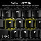 Corsair K70 PRO TKL RGB Tenkeyless Mechanical Wired Gaming Keyboard – Pre-Lubed Hall Effect MGX Hyperdrive Adjustable Switches, Simultaneous SOCD and Rapid Trigger, ABS Double-Shot, QWERTY NA – Black