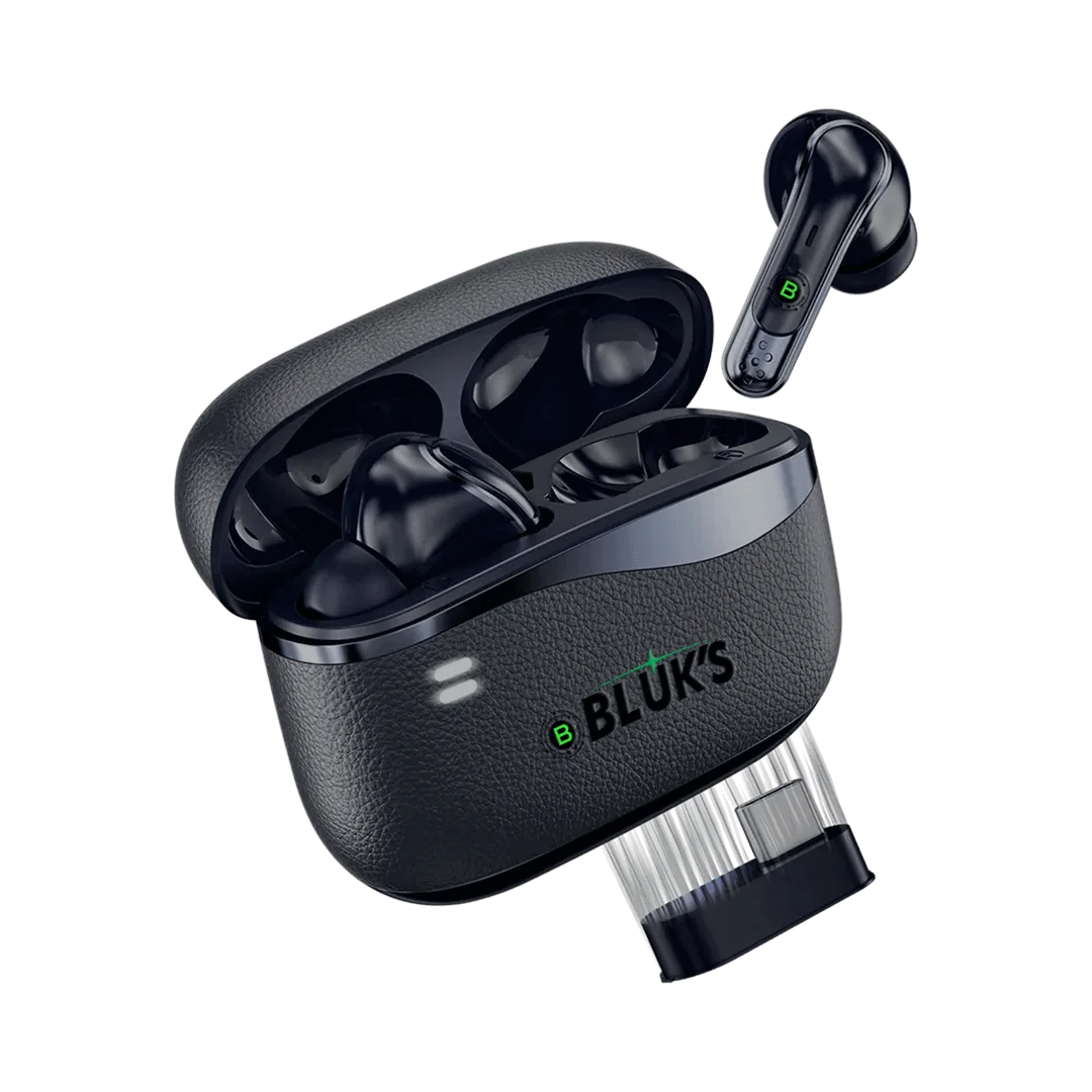 BX-600 Quad-Mic ANC + ENC AirBuds with 2.4G Dongle