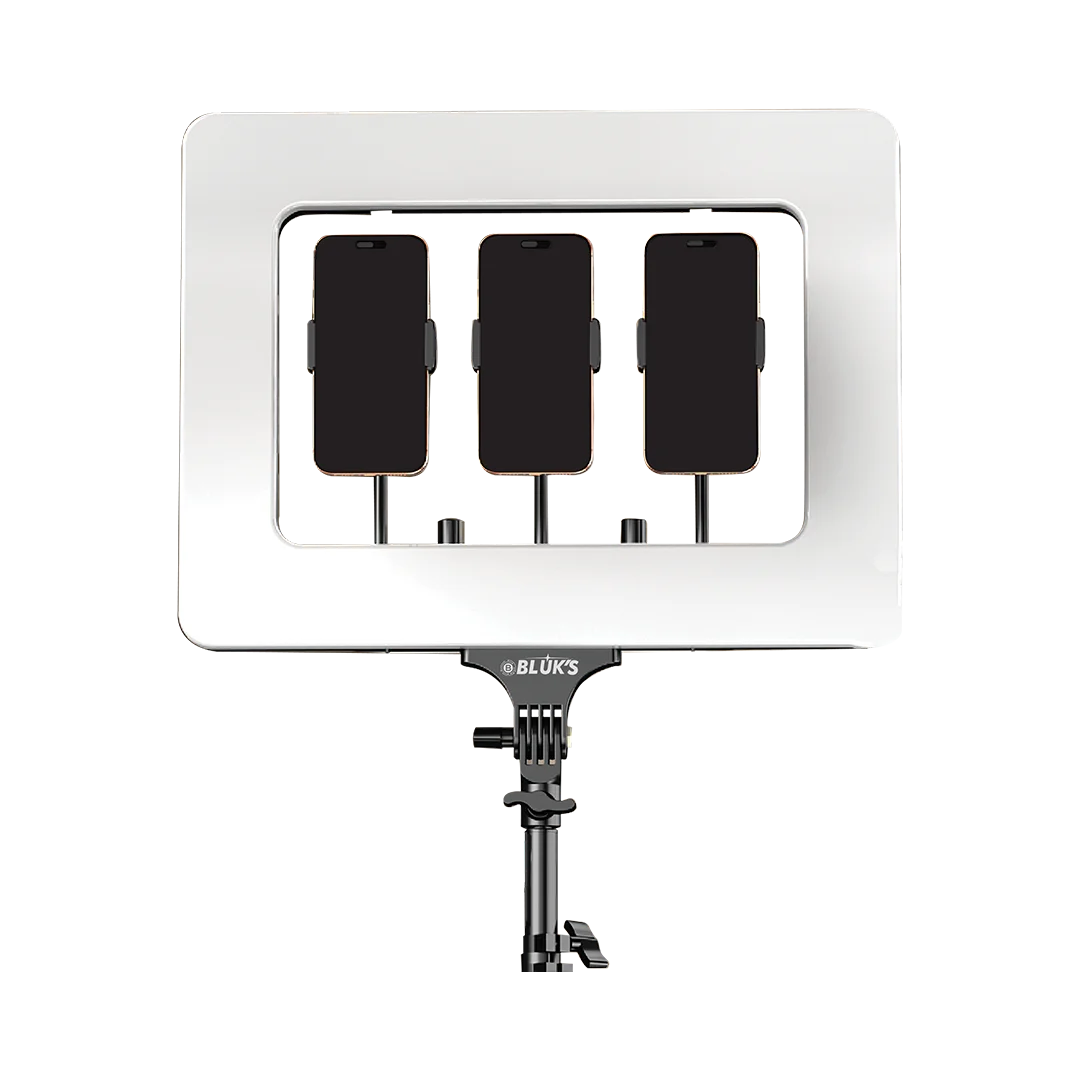 BX-713 3-in-1 Smart Phone Holder &amp; StudioGlow LED Ring Light
