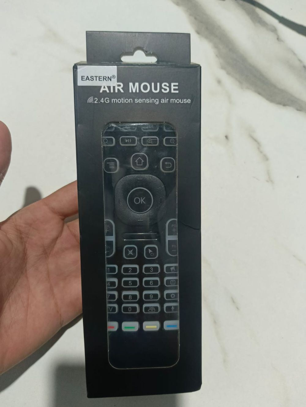 Byte Max 3 Pro – 4in1 Air Mouse Wireless Keyboard Remote Control with RGB Backlit & IR Learning for Android TV Box, Smart TV, PC