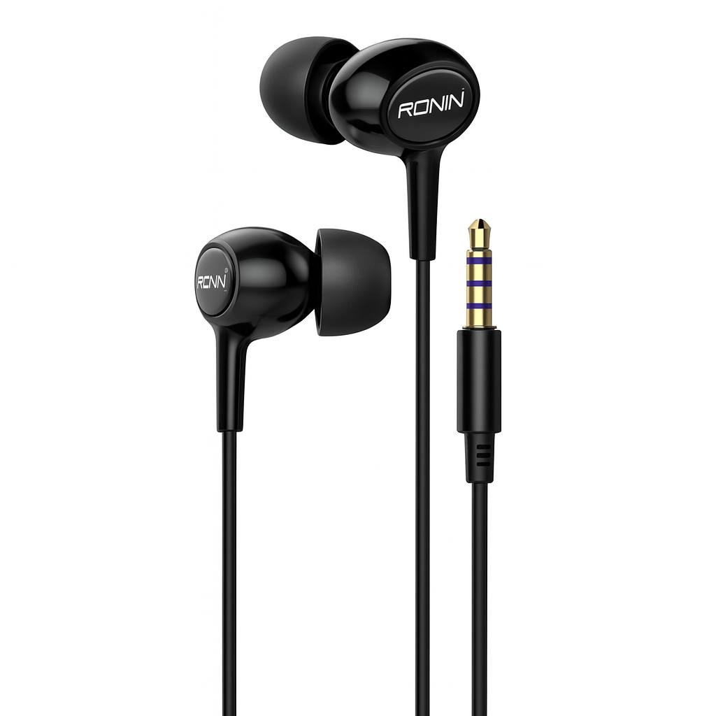 Ronin R9 Earphones – Premium Bass, Clear Sound & Comfortable Fit