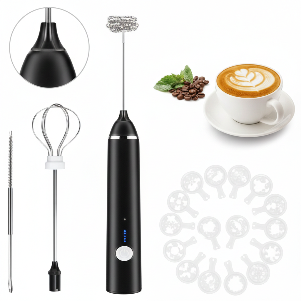 3-in-1 Rechargeable Coffee Frother