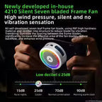 PIVA B3 25W Gaming Mobile Cooling Fan Colorful Led Light Semiconductor Mobile Phone Cooler Magnetic and Rotatable Clip for PUBG