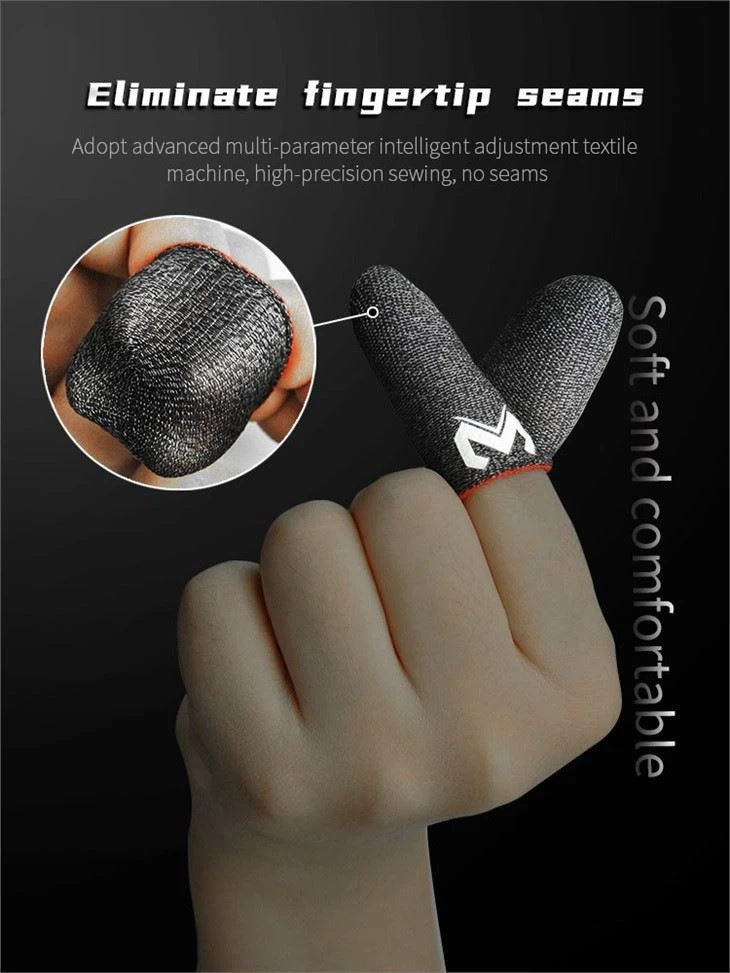 Memo FS01 Pro Gaming Finger Sleeves: Anti-Sweat, Ultra-Thin, High Sensitivity for Mobile FPS
