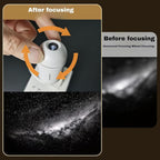 USB Galaxy Star Projector Night Light – Mini Starry Sky LED Lamp with Touch Control