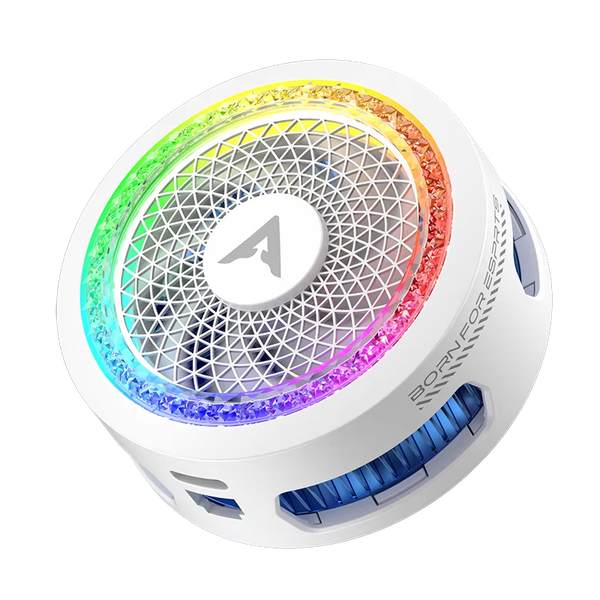 PIVA B3 25W Gaming Mobile Cooling Fan Colorful Led Light Semiconductor Mobile Phone Cooler Magnetic and Rotatable Clip for PUBG