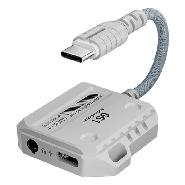 Plextone GS1 2-in-1 Type-C Gaming Adapter with 60W Fast Charging